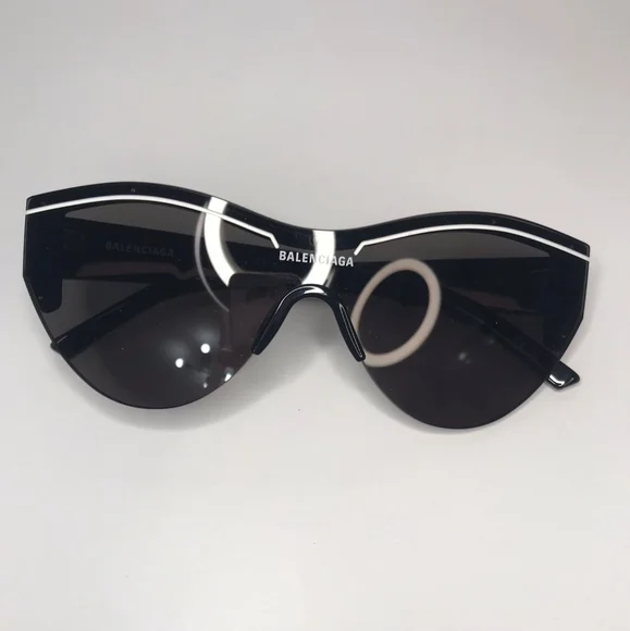 New  - 💯 Original  BALENCIAGA61MM Shield Sunglasses - Picture 7 of 11